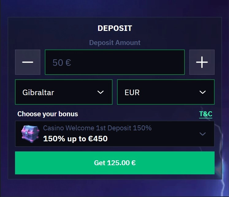 Beonbet Casino banner